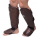 Защита голени и стопы для единоборств HAYABUSA KANPEKI VL-5783 M-XL коричневый