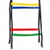 Координационная лестница дорожка с барьерами мягкая SP-Sport FB-0503-6 6м разноцветный
