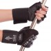Перчатки для тяжелой атлетики кожаные VELO VL-8118 размер S-XL черный