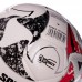 М'яч футбольний SOCCERMAX FIFA FB-0003 №5 PU білий-сірий-червоний