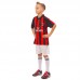 Форма футбольная детская AC MILAN домашняя 2019 SP-Planeta CO-8039 6-14 лет красный-черный