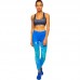Лосини для фітнесу та йоги з принтом Domino Pastel Капля 1630-4 S-L синій-блакитний