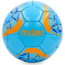 М'яч футбольний MITER FB-6762-3 №5 PU синій