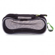 Чохол окулярів для плавання MadWave MESH POUCH M070302 чорний-зелений