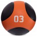 М'яч медичний медбол Zelart Medicine Ball FI-2824-3 3кг чорний