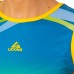 Форма для легкой атлетики женская LIDONG LD-8302-1 L-2XL синий-желтый-зеленый