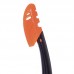 Набір для плавання маска з трубкою Zelart M307-SN124-SIL чорний-помаранчевий