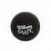 Мяч для сквоша WILSON STAFF SQUASH 2 BALL YEL DOT WRT617600 2шт черный