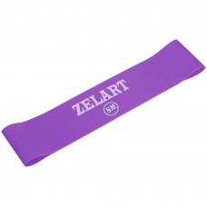 Резинка для фитнеса LOOP BANDS Zelart FI-6410-V SM фиолетовый