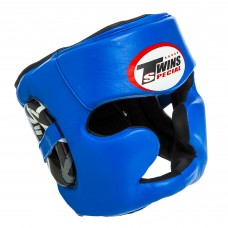 Шлем боксерский с полной защитой кожаный TWINS TW-015 M-XL цвета в ассортименте