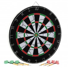Дартс із Флока Flocked 6 дротиків і мішень Baili BL-18011 18"х1" (46х2,5см)