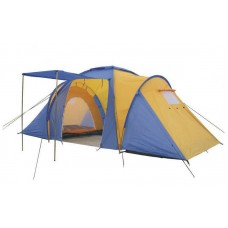 Палатка четырехместная двухкомнатная с тентом и и тамбуром для кемпинга и туризма FAMILY SP-Sport SY-100804 цвета в ассортименте