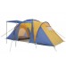 Палатка чотиримісна двокімнатна з тентом і тамбуром для кемпінгу і туризму ROYOKAMP FAMILY SY-100804 кольори в асортименті
