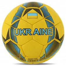 М'яч футбольний BALLONSTAR UKRAINE FB-7984 №5 PU жовтий-синій