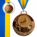 Медаль спортивна зі стрічкою SP-Sport AIM Ковзанки C-4846-0087 золото, срібло, бронза