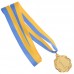 Медаль спортивная с лентой цветная FLIE SP-Sport C-3175 золото, серебро, бронза