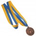 Медаль спортивная с лентой BOWL SP-Sport C-3180 золото, серебро, бронза