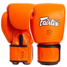 Перчатки боксерские кожаные FAIRTEX BGV16 10-14 унций цвета в ассортименте