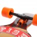 Лонгборд деревянный профессиональный фрирайд SP-Sport SK-419-2 черный-оранжевый