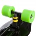 Скейтборд FISH Duckbill SP-Sport SK-418-4 черный-зеленый