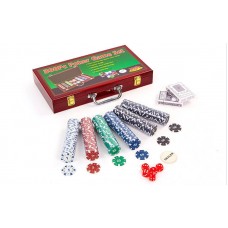Набір для покеру в дерев'яному кейсі SP-Sport IG-6643 300 фішок