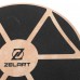 Диск балансувальний балансборд дерев'яний WOOD BALANCE BOARD Zelart FI-9665 39x7,5см чорний