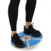 Диск балансувальний балансборд дерев'яний WOOD BALANCE BOARD Zelart FI-9666 39x7,5см синій