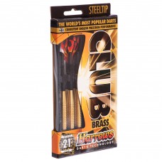 Дротики для гри в дартс циліндричні Harrows CLUB BRASS HARROWS D105-21 21гр 3шт