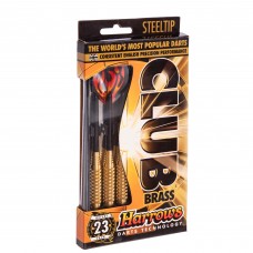 Дротики для гри в дартс циліндричні Harrows CLUB BRASS HARROWS D105-23 23гр 3шт