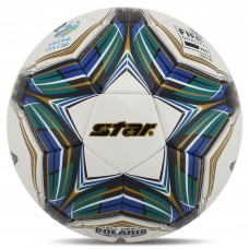 М'яч футбольний STAR ALL NEW POLARIS 5000 FIFA SB105TB №5 PU білий-зелений