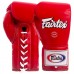 Перчатки боксерские кожаные професиональные на шнуровке FAIRTEX BGL6 10-16 унций цвета в ассортименте