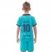 Форма футбольна дитяча SP-Sport BARCELONA MESSI 10 резервна 2020 CO-1072 зріст 116-165 см м'ятний