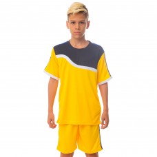 Форма футбольная подростковая SP-Sport Wave CO-4588-Y 26-30 желтый-черный