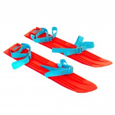 Лыжи детские SP-Sport C-4674 гном красный-голубой