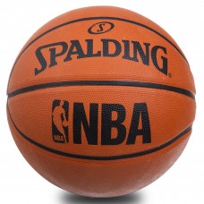 Мяч баскетбольный резиновый SPALD NBA BA-1309 №7 коричневый