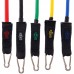 Еспандер Resistance Band багатофункціональний 5 джгутів CIMA ET-7912 у чохлі різнокольоровий