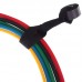 Еспандер багатофункціональний для фітнесу 5 джгутів Power Bands SP-Sport FI-5955 120см в чехле різнокольоровий