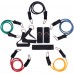 Еспандер багатофункціональний для фітнесу 5 джгутів Resistance Band SP-Sport FI-801 у чохлі різнокольоровий