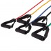 Еспандер багатофункціональний для фітнесу 5 джгутів Resistance Band Zelart ET-500 в чехле різнокольоровий