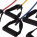 Еспандер багатофункціональний для фітнесу 5 джгутів Resistance Band Zelart ET-500 в чехле різнокольоровий