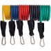 Еспандер багатофункціональний для фітнесу 5 джгутів Resistance Band Zelart ET-501 у чохлі різнокольоровий