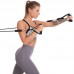 Еспандер багатофункціональний для фітнесу 5 джгутів Resistance Band Zelart ET-510 у чохлі різнокольоровий