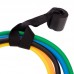 Еспандер багатофункціональний для фітнесу 5 джгутів Resistance Band Zelart FI-6333 в чехле різнокольоровий