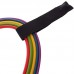 Еспандер багатофункціональний для фітнесу 5 джгутів Zelart Resistance Band FI-2625 в чехле різнокольоровий