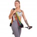 Еспандер багатофункціональний для фітнесу 9 джгутів Resistance Band Zelart DT-1002 у чохлі різнокольоровий