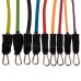 Еспандер багатофункціональний для фітнесу 9 джгутів Resistance Band Zelart DT-1002 у чохлі різнокольоровий