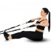 Еспандер з карабіном у захисному рукаві RESISTANCE TUBE WITH COVER EZOUS K-05-H навантаження високе чорний