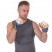 Рукавиці для змішаних єдиноборств MMA шкіряні UFC TrueThai UTT-75542 L-XL синій-білий