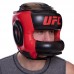 Шолом боксерський з бампером шкіряний UFC PRO UHK-75063 M чорний