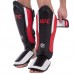 Захист гомілки та стопи для єдиноборств UFC PRO Training UHK-69979 S-M червоний-чорний